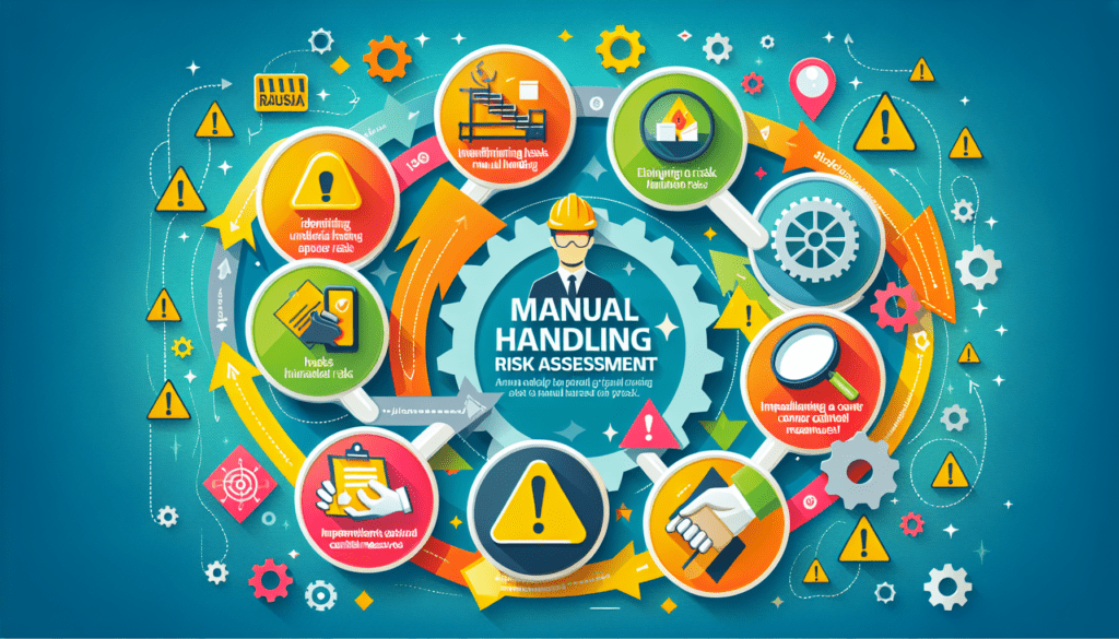 A visual representation of manual handling risk assessment processes.